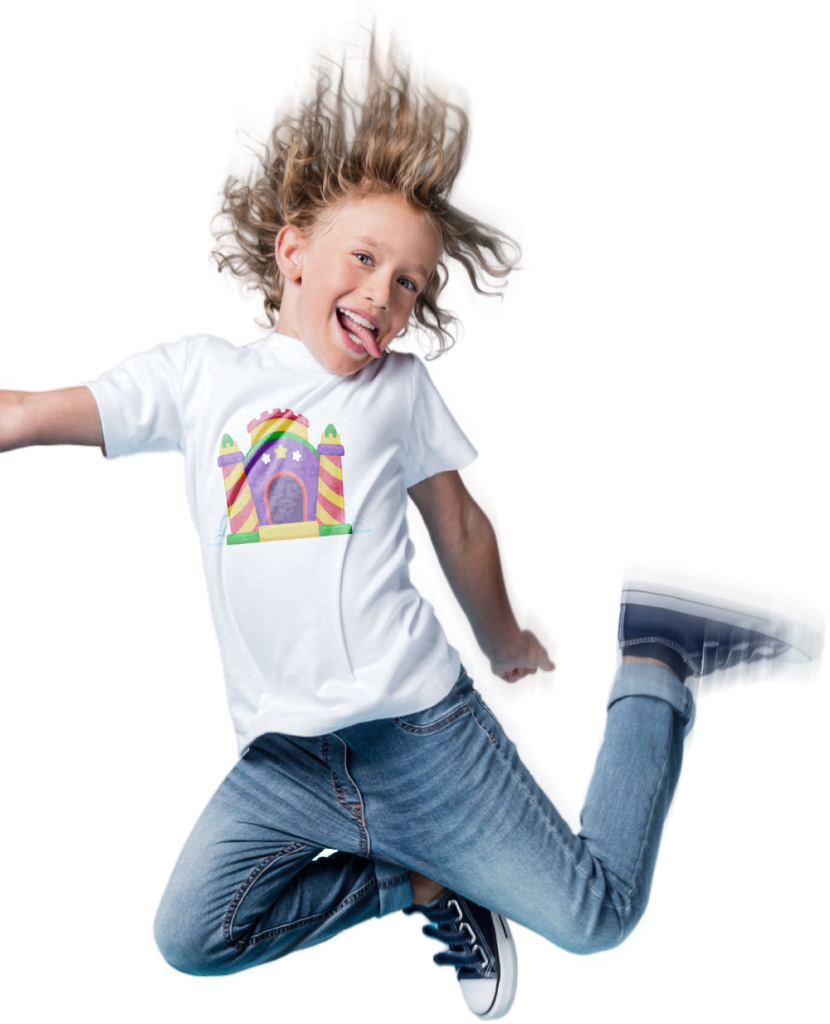 מתנפחי הנגב | תמונה של ילד קופץ